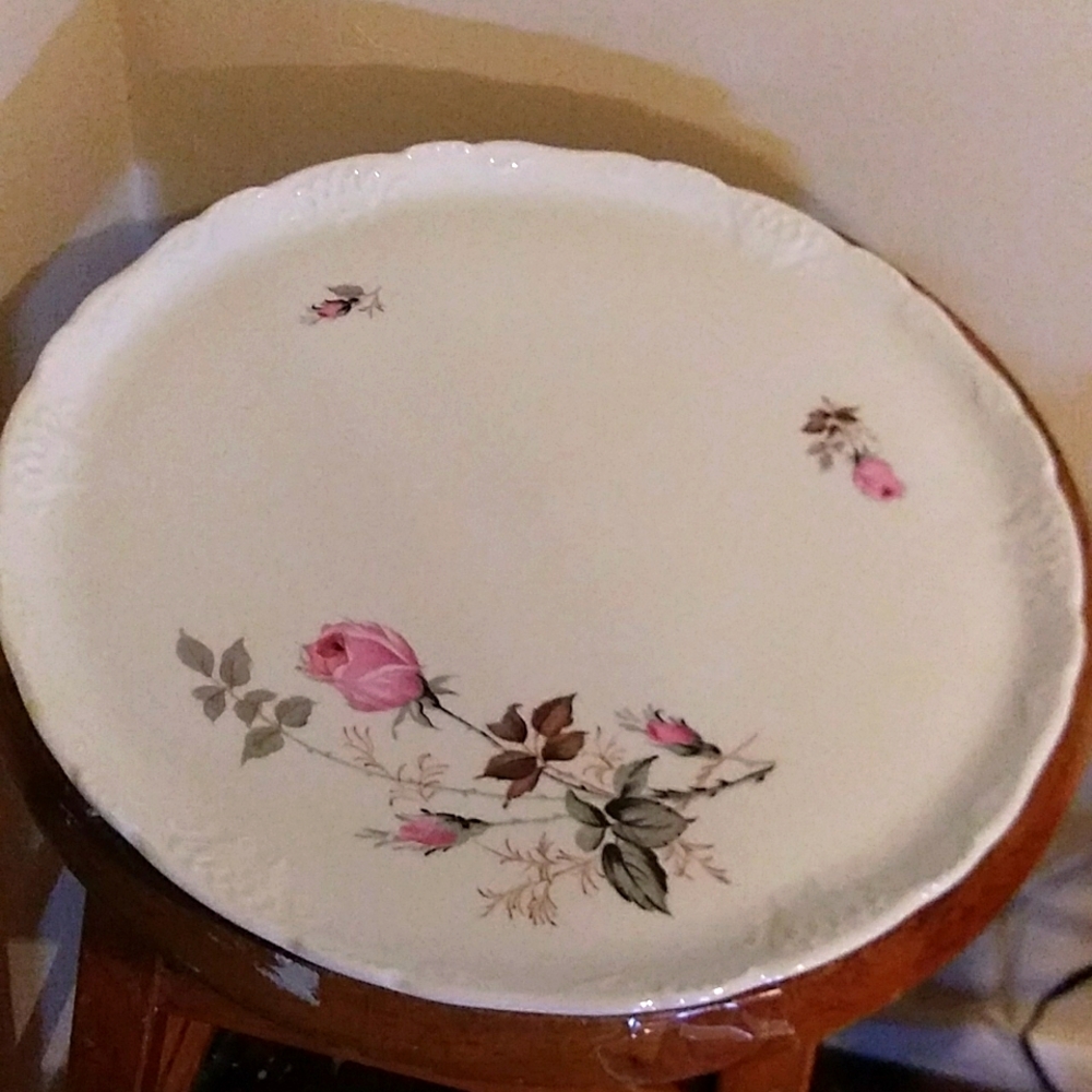 Limoges Handmade Porcelain Platter Vintage 1985 Made In France